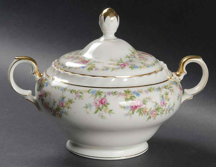 Chalfonte (Czech) Sugar Bowl & Lid by Princess (Bavaria, Czech)-1