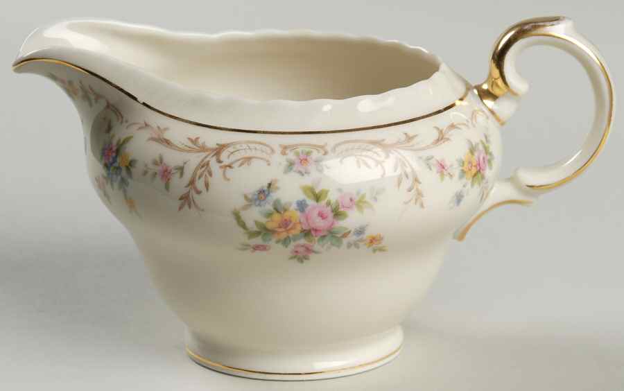 Garden Manor (Cream Background) Creamer by Princess (Bavaria, Czech)-1