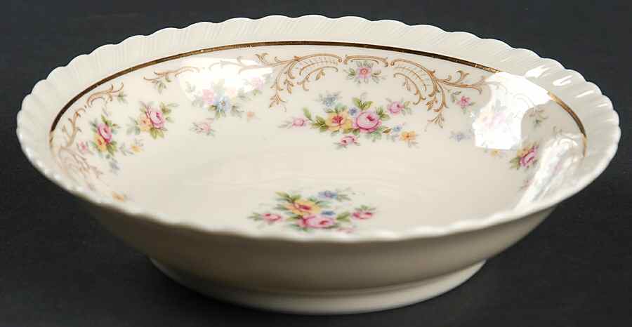 Garden Manor (Cream Background) Fruit/Dessert (Sauce) Bowl by Princess (Bavaria, Czech)-1