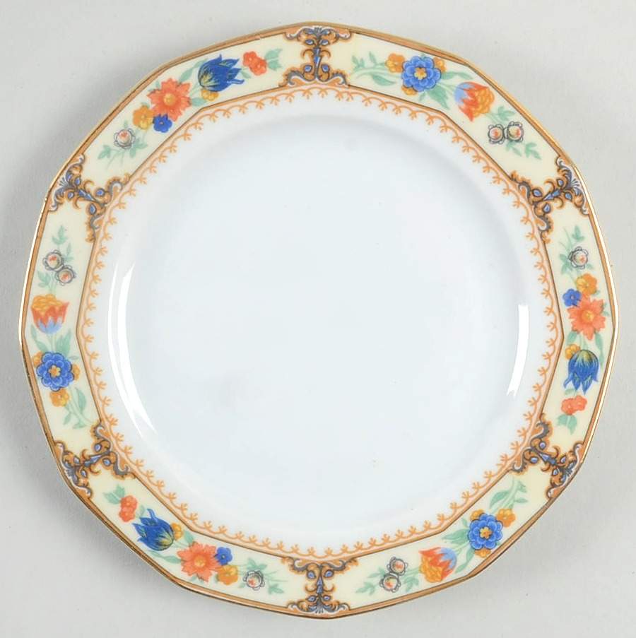 Lowell Bread & Butter Plate by Princess (Bavaria, Czech)-1