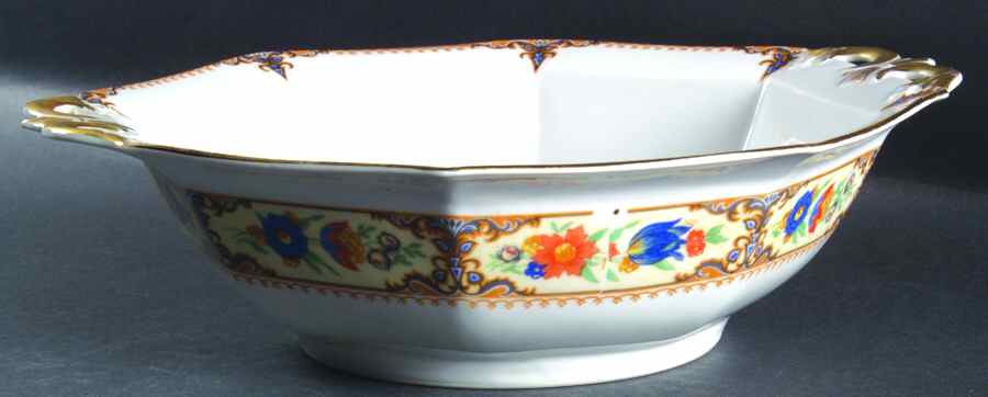 Lowell Octagonal Vegetable Bowl by Princess (Bavaria, Czech)-1