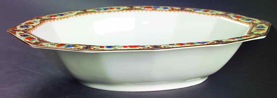 Lowell 10" Oval Vegetable Bowl by Princess (Bavaria, Czech)-1