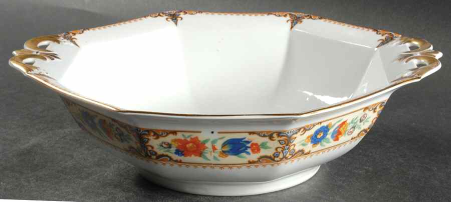 Lowell 10" Octagonal Vegetable Bowl by Princess (Bavaria, Czech)-1