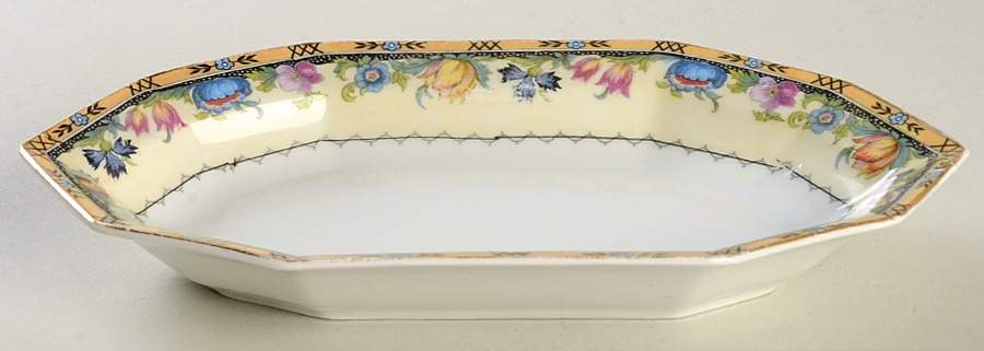 Newport (Cream & White) Relish by Princess (Bavaria, Czech)-1