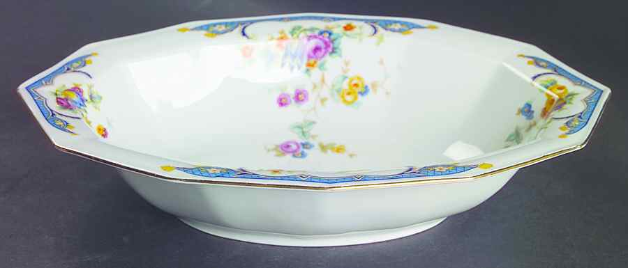 Alpena 10" Oval Vegetable Bowl by Princess (Bavaria, Czech)-1