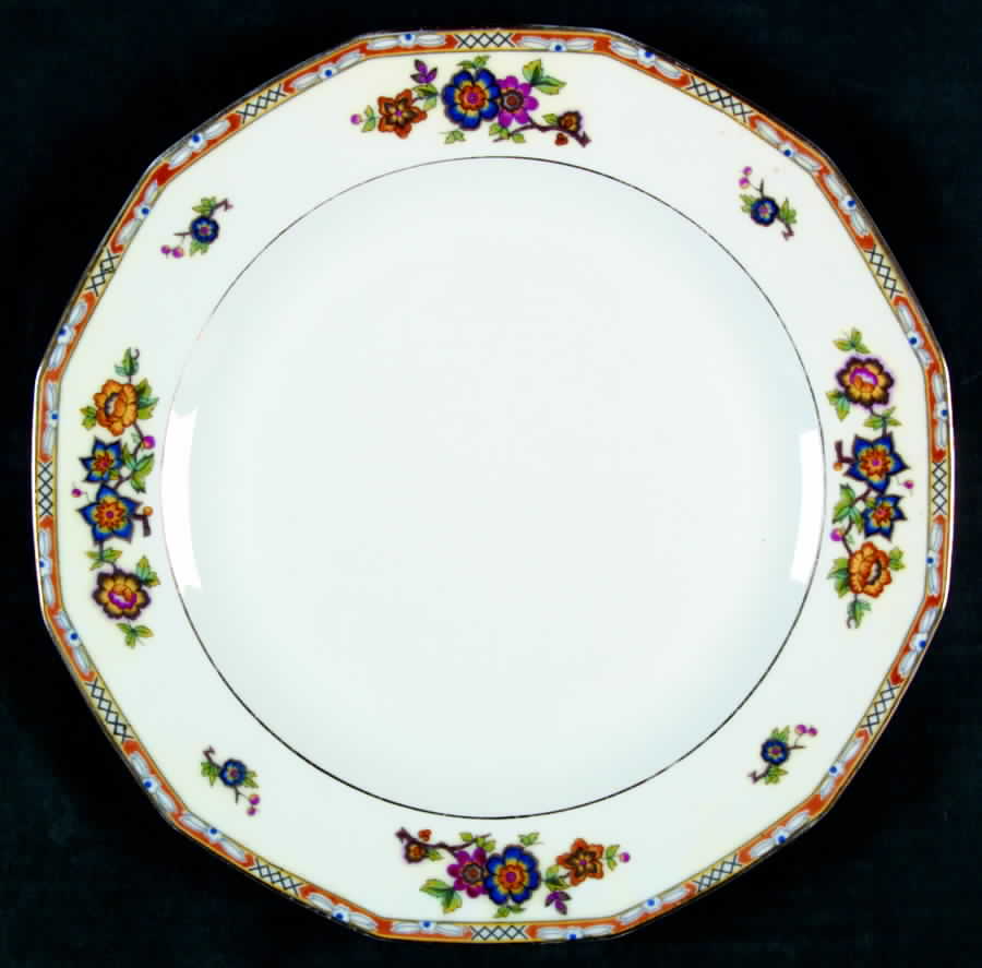 Tacoma Dinner Plate by Princess (Bavaria, Czech)-1