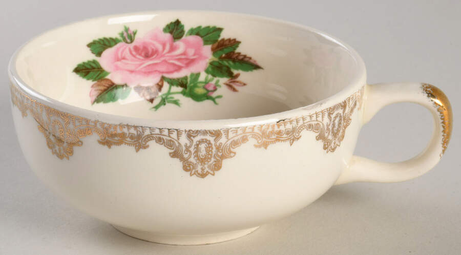 American Rose Flat Cup by Paden City-1