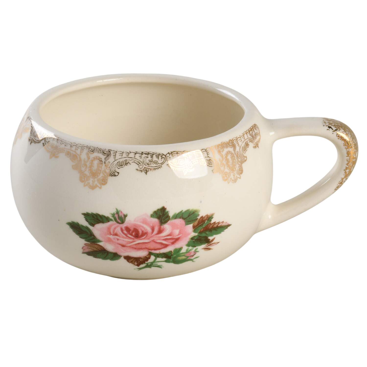 American Rose Sugar Bowl No Lid by Paden City-1