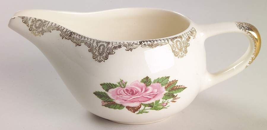 American Rose Creamer by Paden City-1
