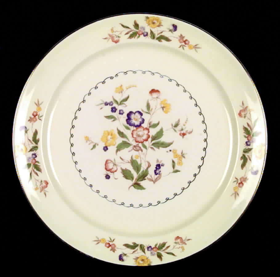 Buttercup Dinner Plate by Paden City-1