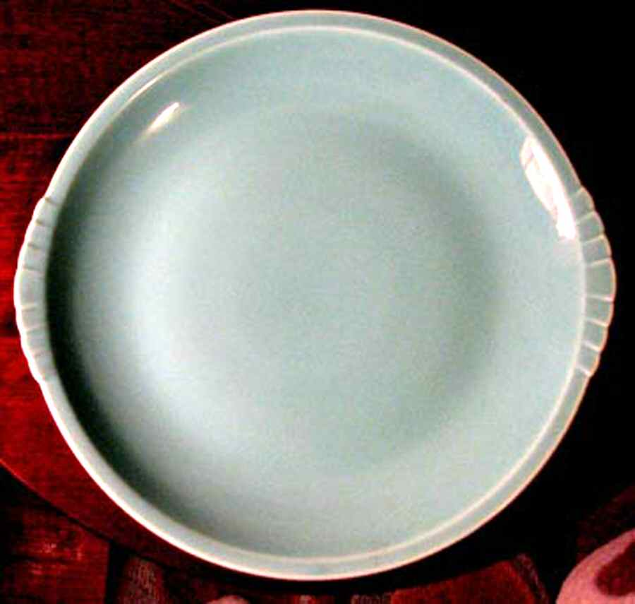 Caliente Turquoise (Shell Crest) 13" Chop Plate (Round Platter) by Paden City-1