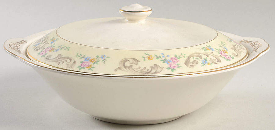 Duchess Round Covered Vegetable by Paden City-1