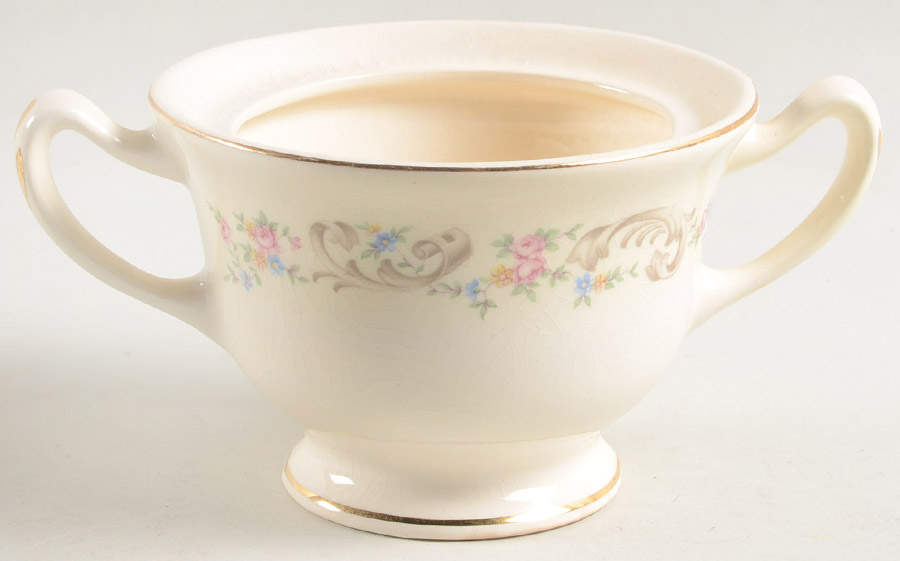 Duchess Sugar Bowl No Lid by Paden City-1