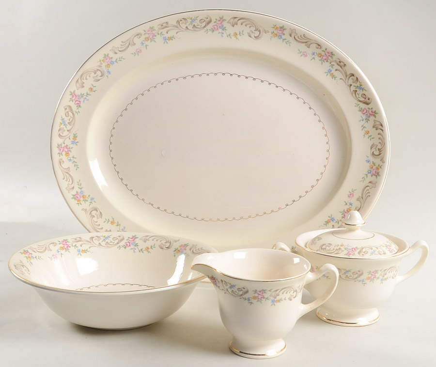 Duchess 5 Piece Hostess Set by Paden City-1
