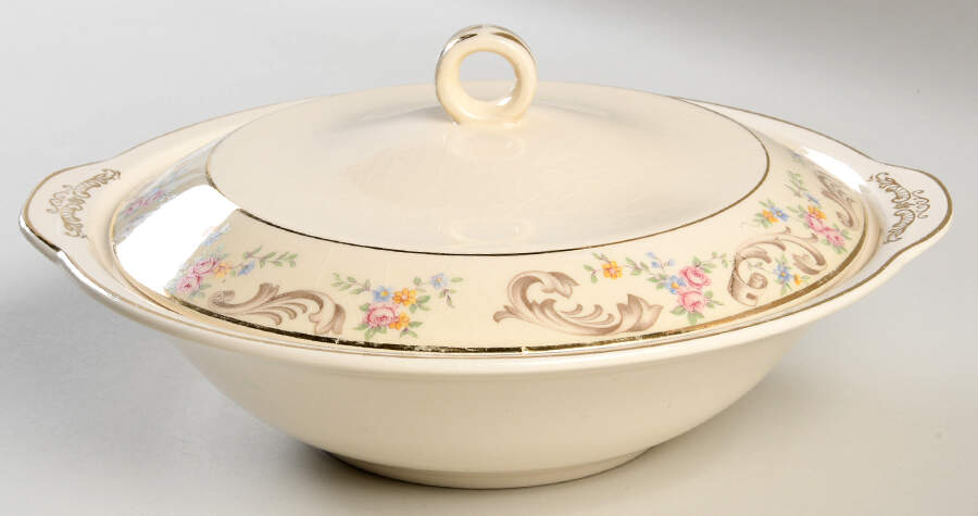 Duchess Round Covered Vegetable by Paden City-1