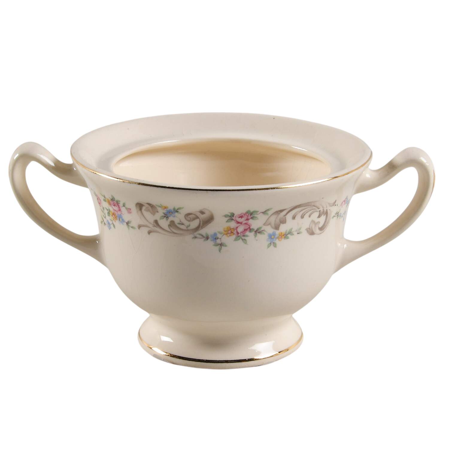 Duchess Sugar Bowl No Lid by Paden City-1