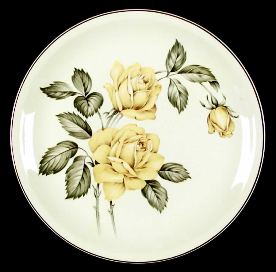 Golden Scepter Dinner Plate by Paden City-1