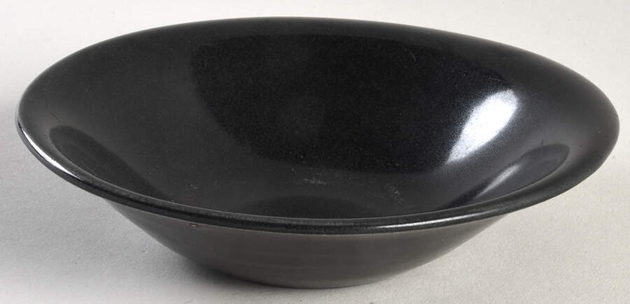 Highlight Pepper (Black) Coupe Cereal Bowl by Paden City-1