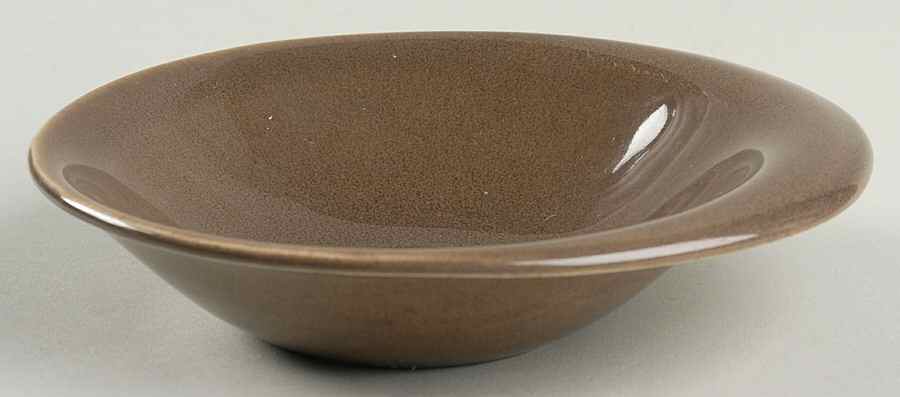 Highlight Nutmeg Brown Coupe Cereal Bowl by Paden City-1