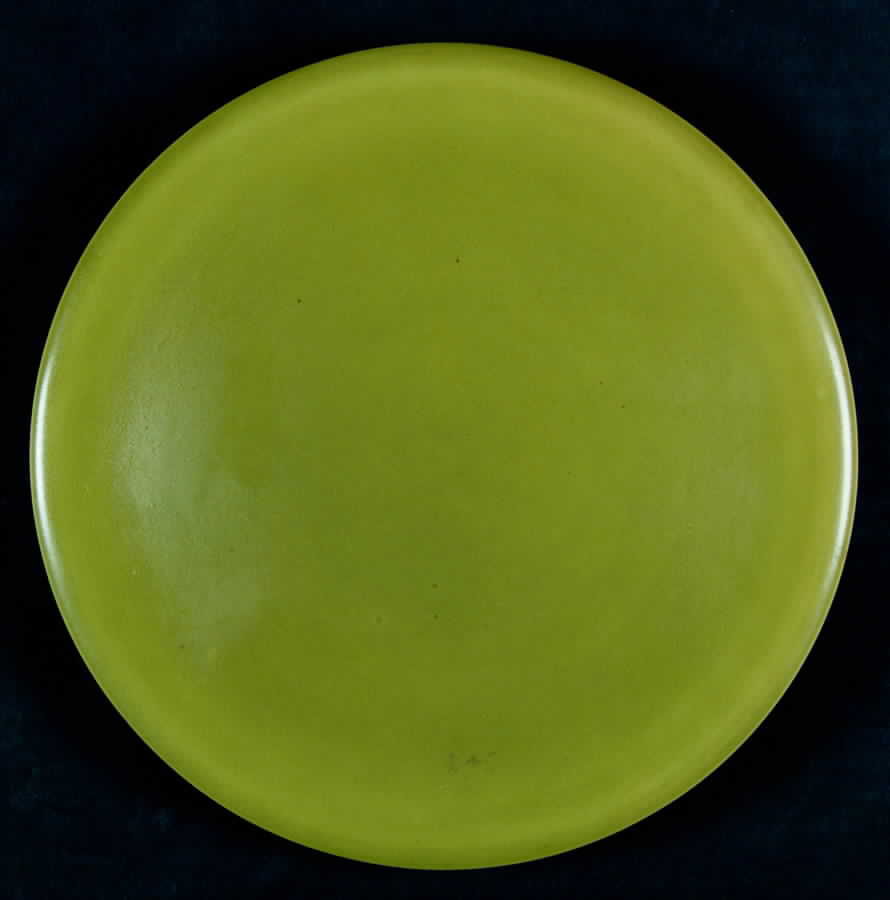 Highlight Citron Salad Plate by Paden City-1