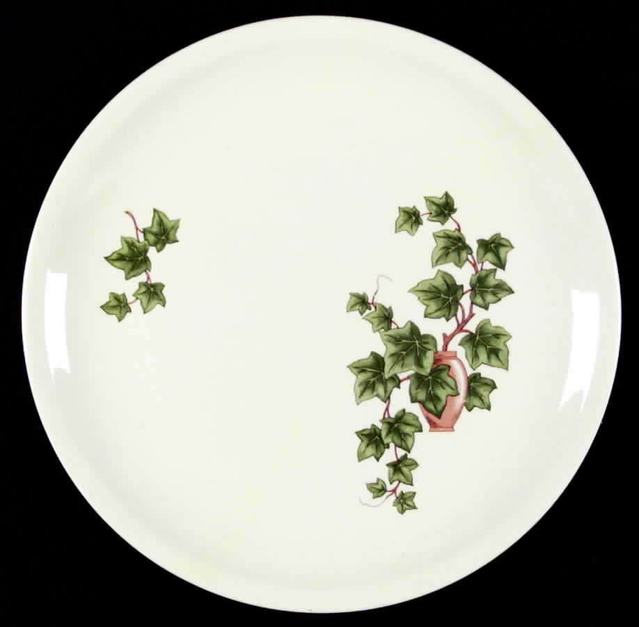 Ivy (No Trim) Dinner Plate by Paden City-1