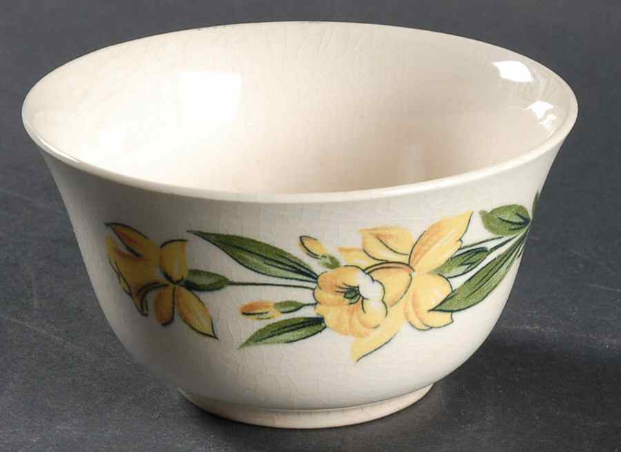 Jonquil (Smooth, No Trim) Cranberry Bowl by Paden City-1