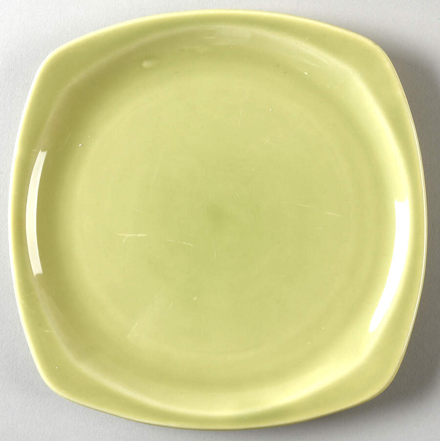 Minion Chartreuse Salad Plate by Paden City-1