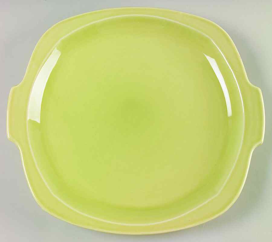 Minion Chartreuse 13" Chop Plate (Round Platter) by Paden City-1