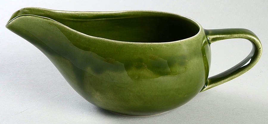 Minion Dell Green Gravy Boat by Paden City-1
