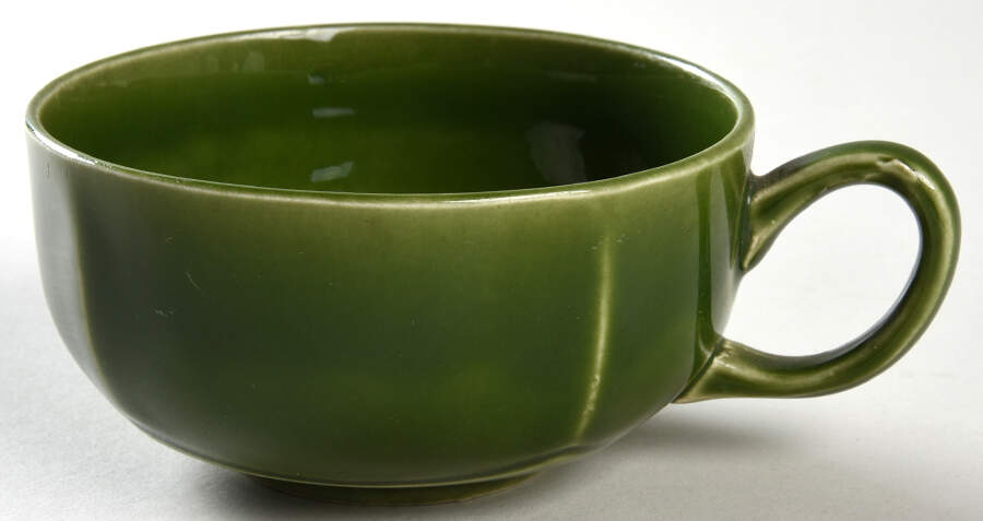 Minion Dell Green Flat Cup by Paden City-1