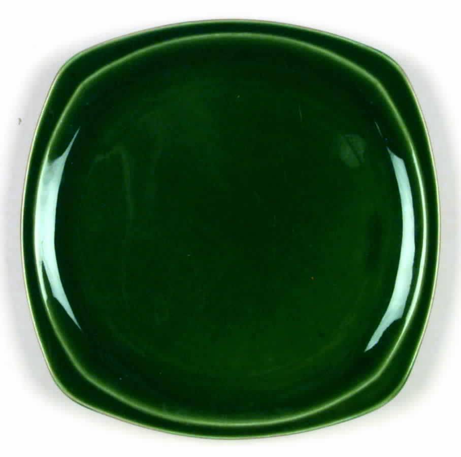 Minion Dell Green Luncheon Plate by Paden City-1