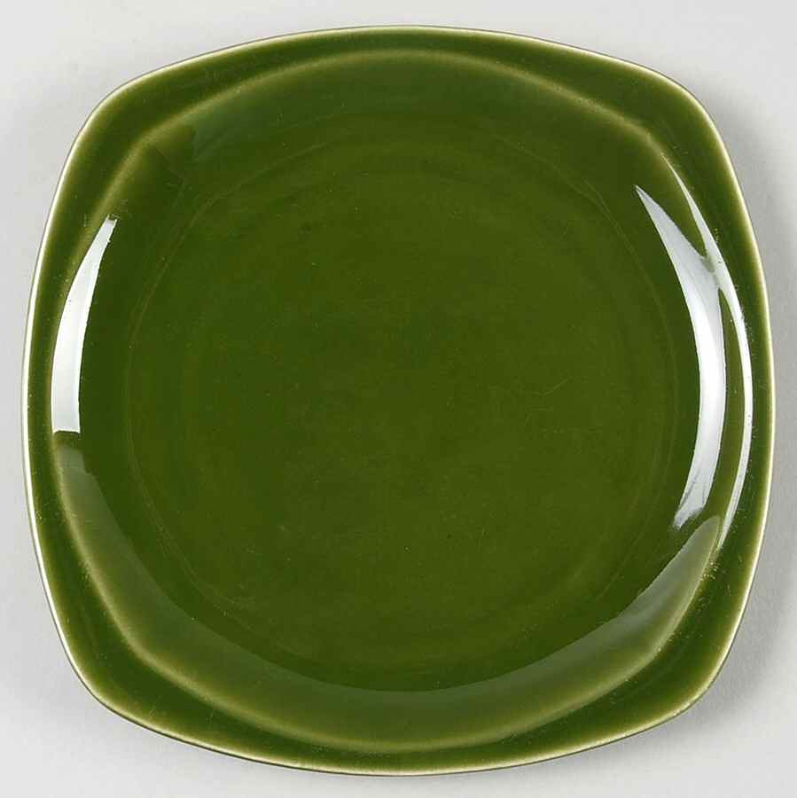 Minion Dell Green Bread & Butter Plate by Paden City-1