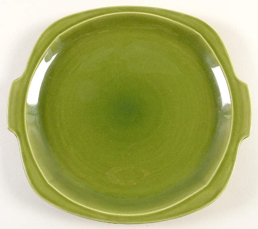Minion Dell Green 13" Chop Plate (Round Platter) by Paden City-1
