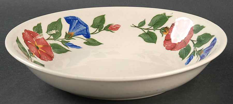 Morning Glory Coupe Soup Bowl by Paden City-1