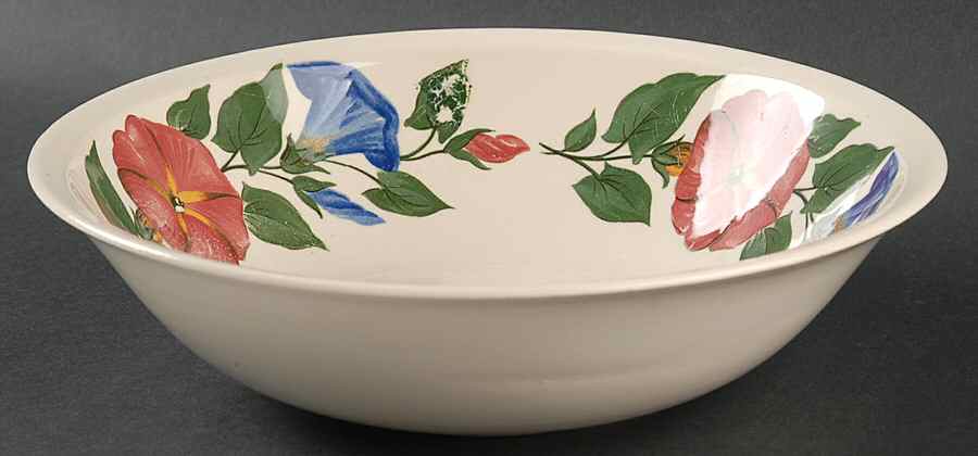Morning Glory 8" Round Vegetable Bowl by Paden City-1