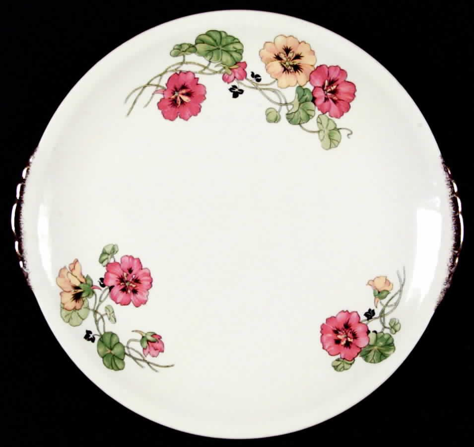 Nasturtium Dinner Plate by Paden City-1