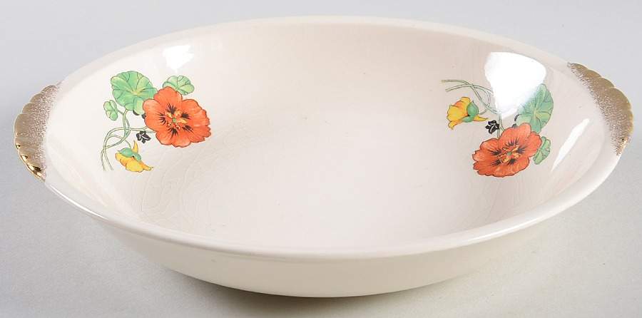 Nasturtium Coupe Soup Bowl by Paden City-1