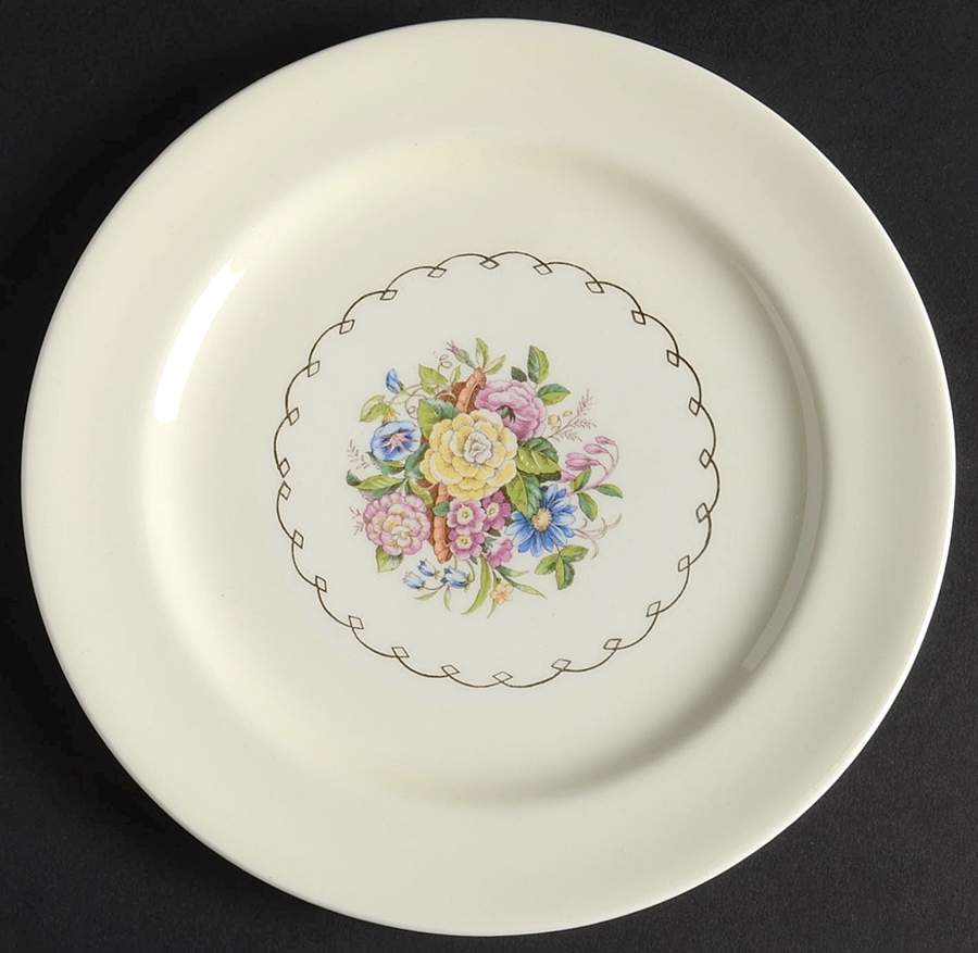 PCP10 Bread & Butter Plate by Paden City-1