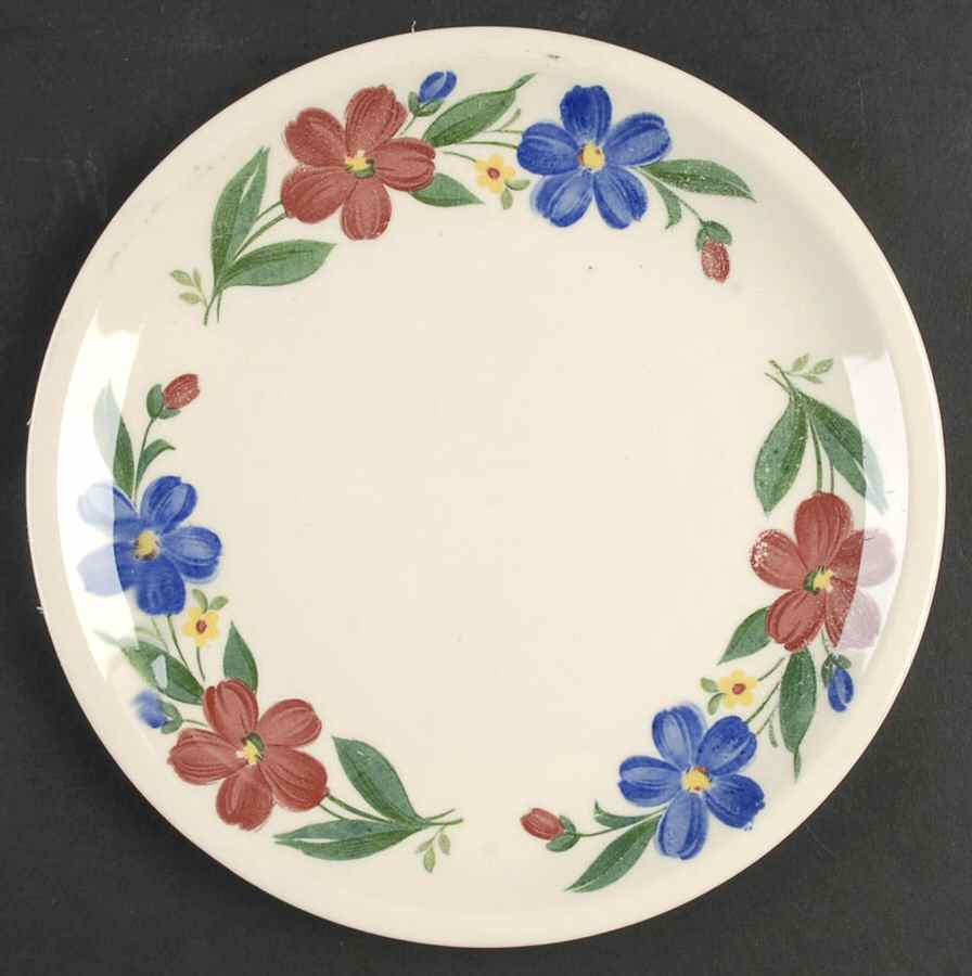 Cosmos Salad Plate by Paden City-1
