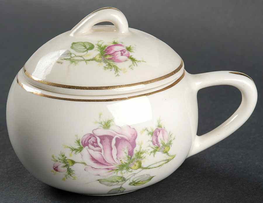 PCP15 Sugar Bowl & Lid by Paden City-1