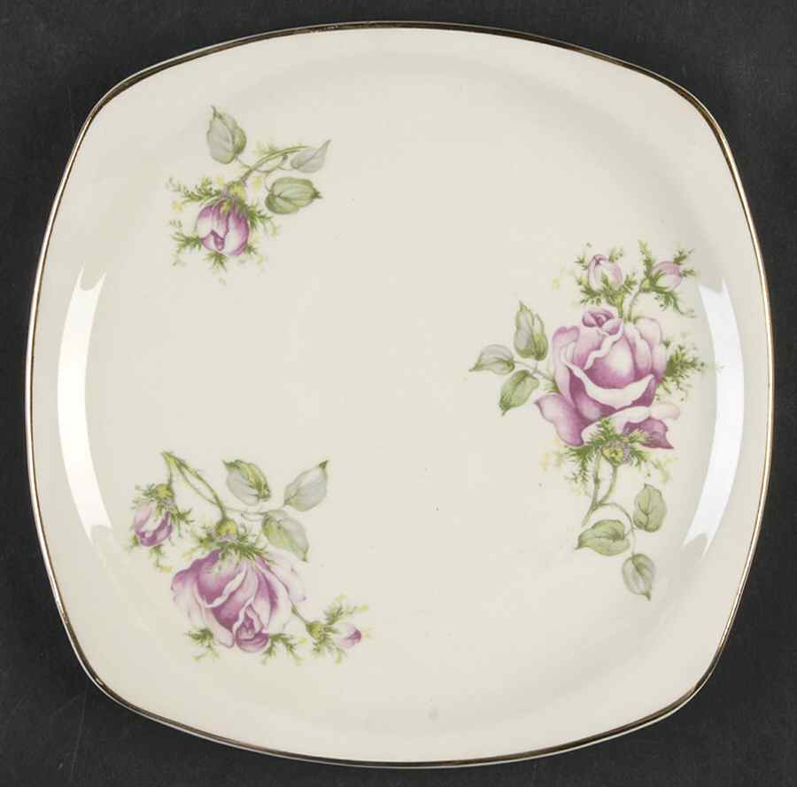 PCP15 Square Salad Plate by Paden City-1