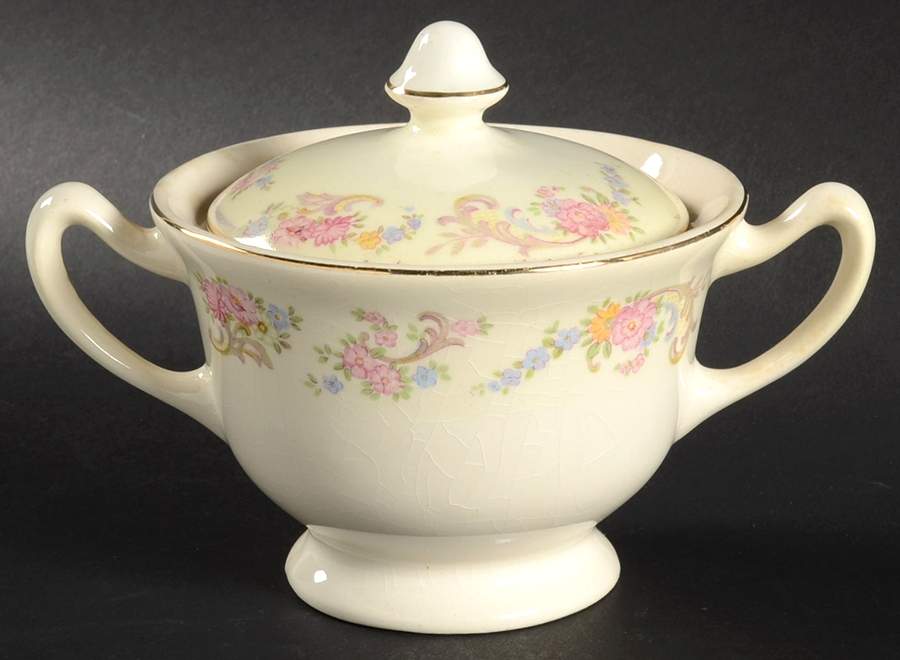 PCP16 Sugar Bowl & Lid by Paden City-1