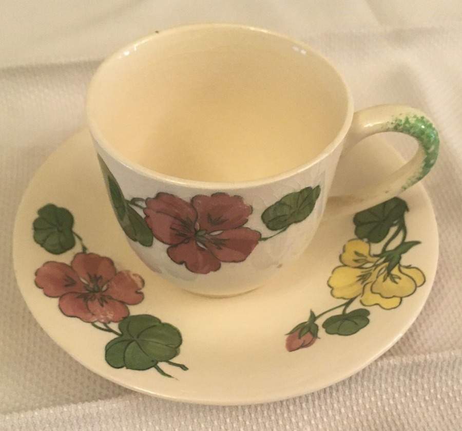 PCP17 Flat Cup & Saucer Set by Paden City-1