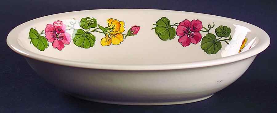 PCP17 9" Oval Vegetable Bowl by Paden City-1