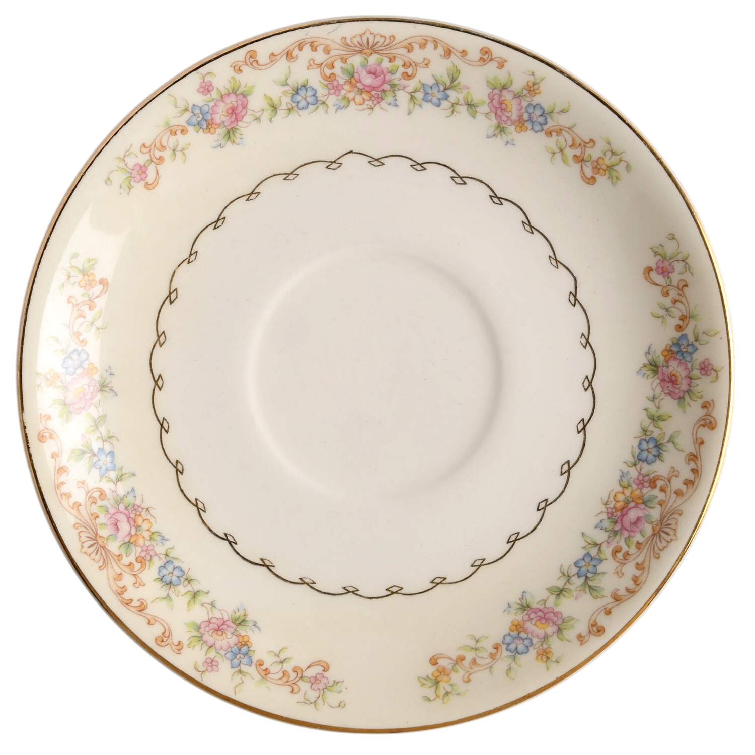 Marlene Lace Saucer by Paden City-1