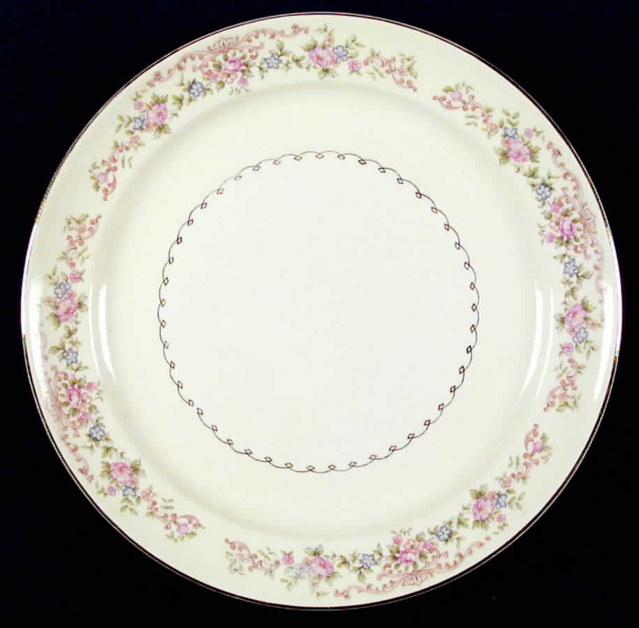 Marlene Lace Dinner Plate by Paden City-1