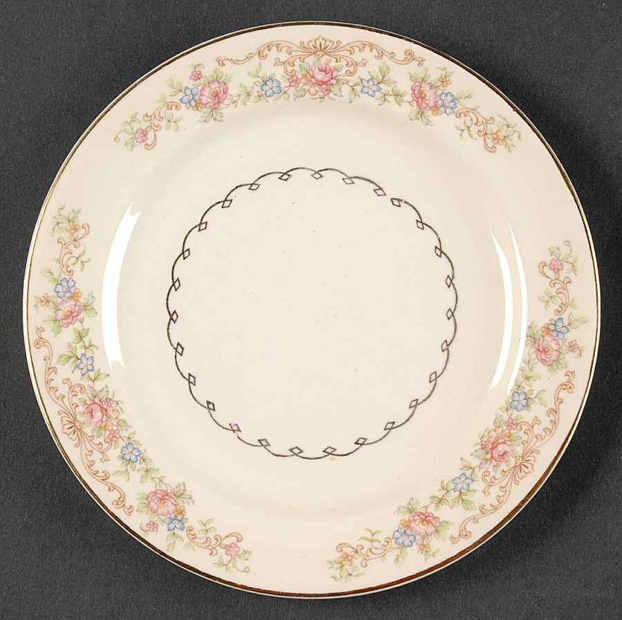 Marlene Lace Bread & Butter Plate by Paden City-1