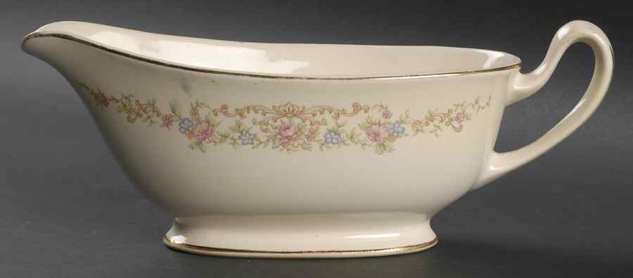 Marlene Lace Gravy Boat by Paden City-1
