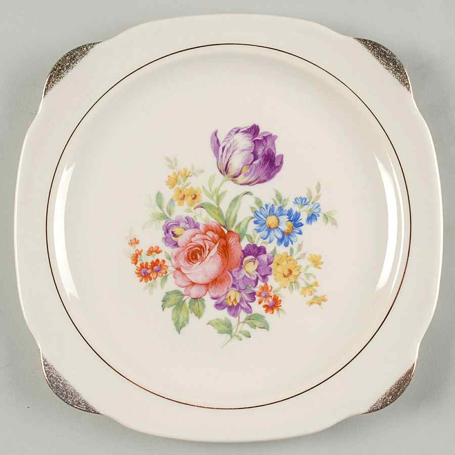 PCP25 Square Salad Plate by Paden City-1