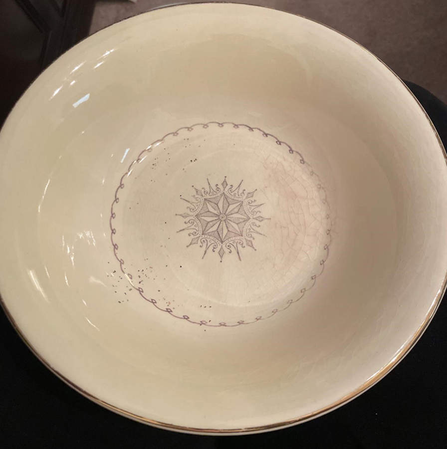 PCP29 9" Round Vegetable Bowl by Paden City-1